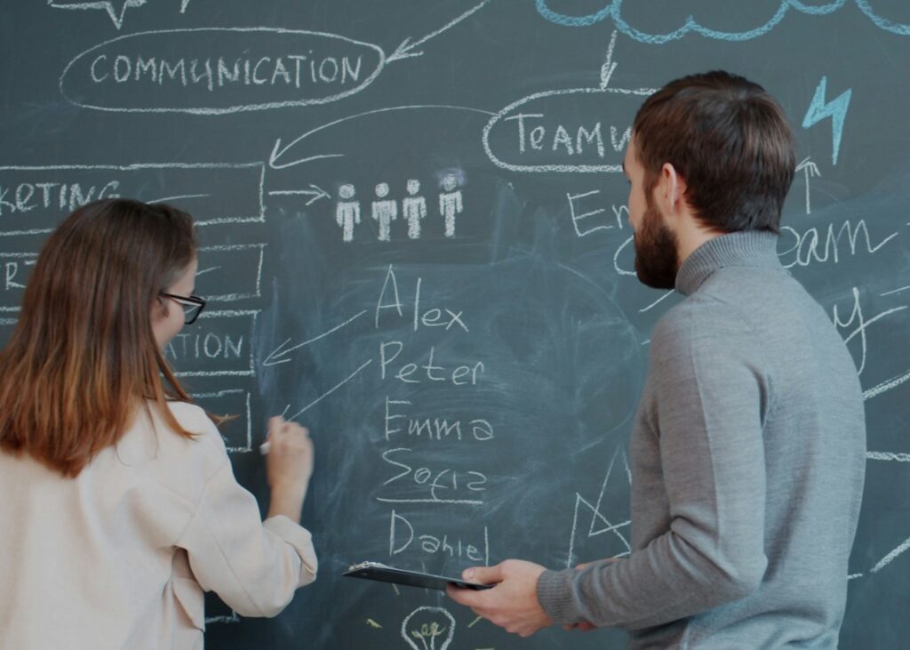twelvium counsulting directiob on black board